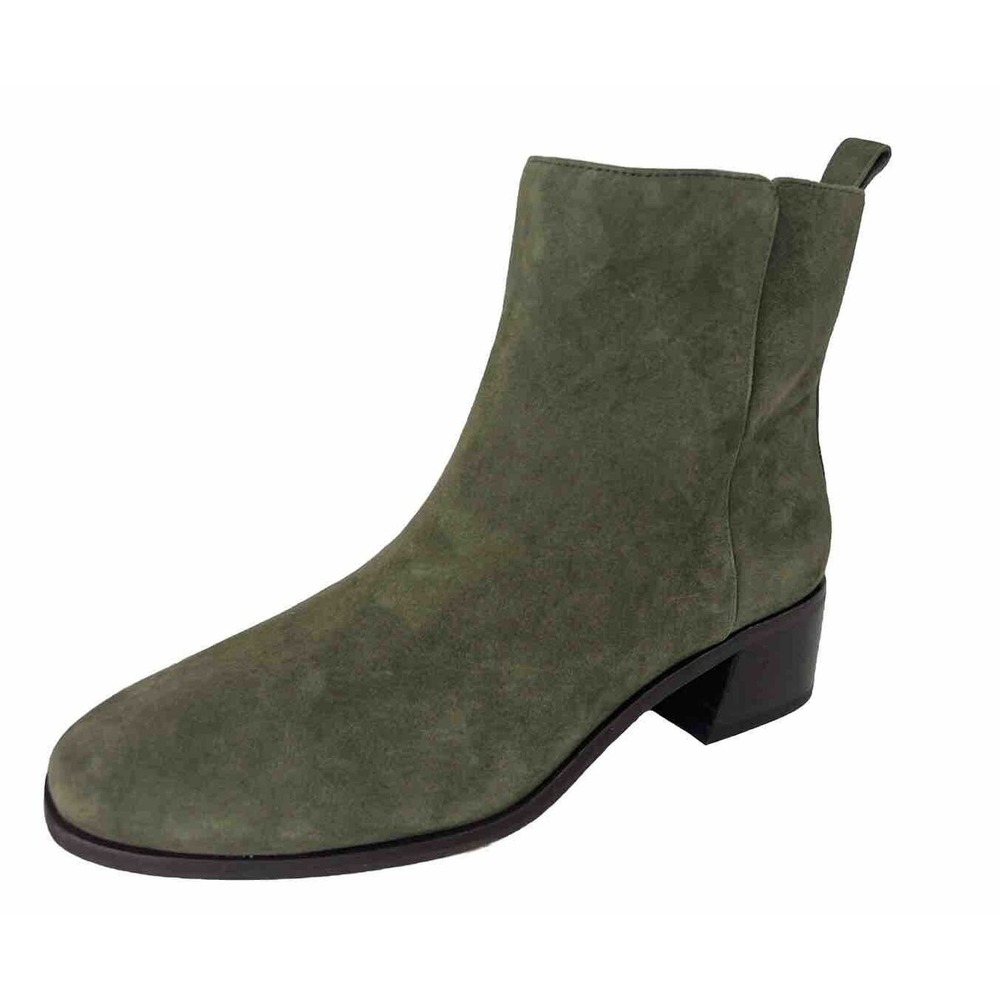 Vince Camuto Jerlindi Green Suede Zip Up Booties Women’s New Size 9, EU 40